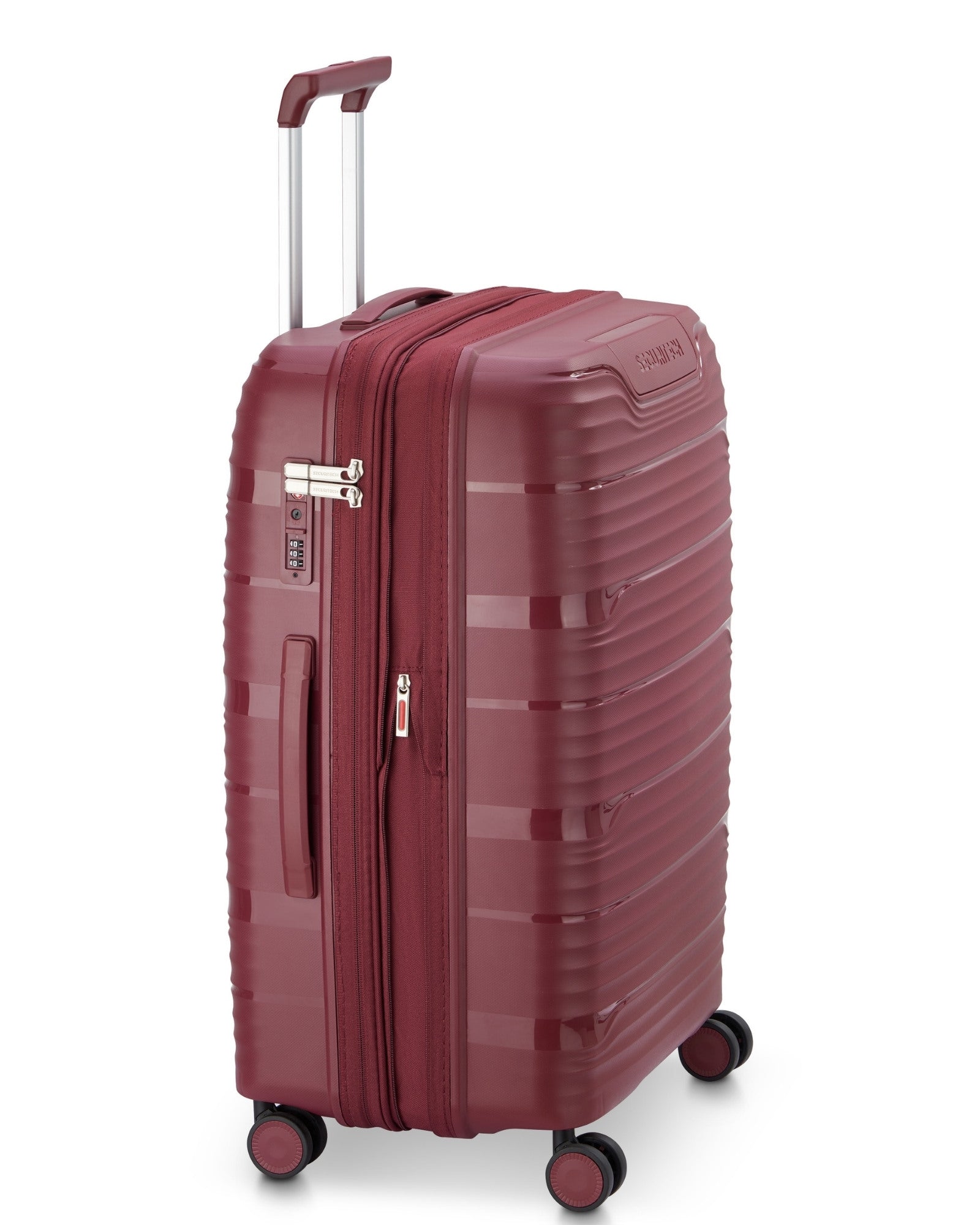 Delsey Paris Securitech Dune Hardside Medium Suitcase - 66cm - Burgundy