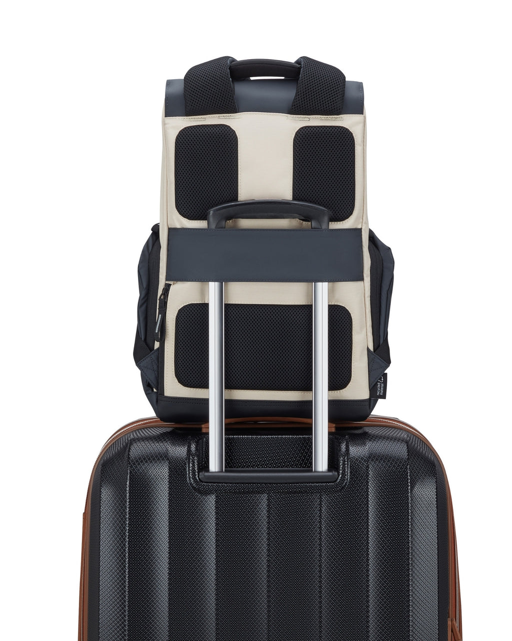 Delsey Securflap 15.6" Laptop RFID Backpack - Sand-13