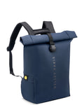 Delsey Turenne Soft Rolltop 15" Laptop RFID Backpack - Night Blue-1