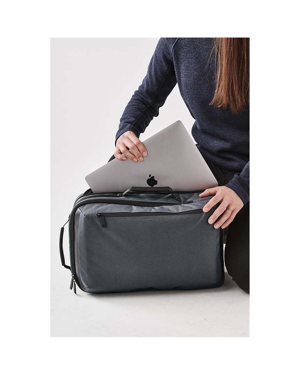 Stormtech Hedmark Recycled Commuter Laptop Backpack Black/Grey-7
