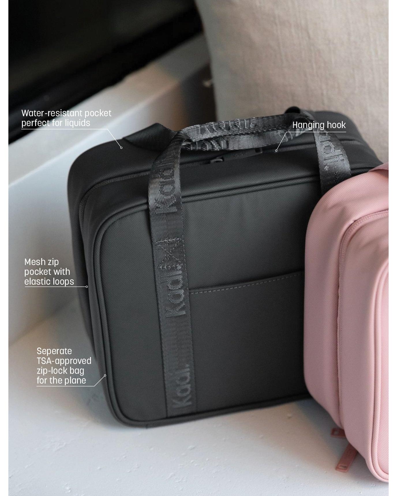 Kadi Multi-purpose Toiletry Bag - Charcoal Image 4