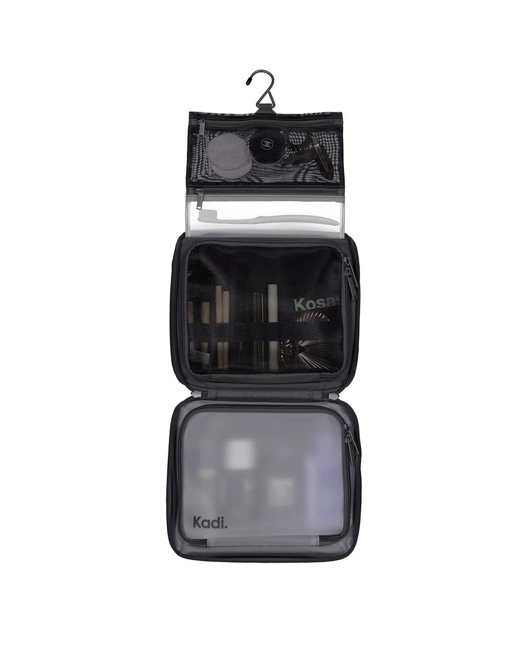 Kadi Multi-purpose Toiletry Bag - Charcoal Image 7