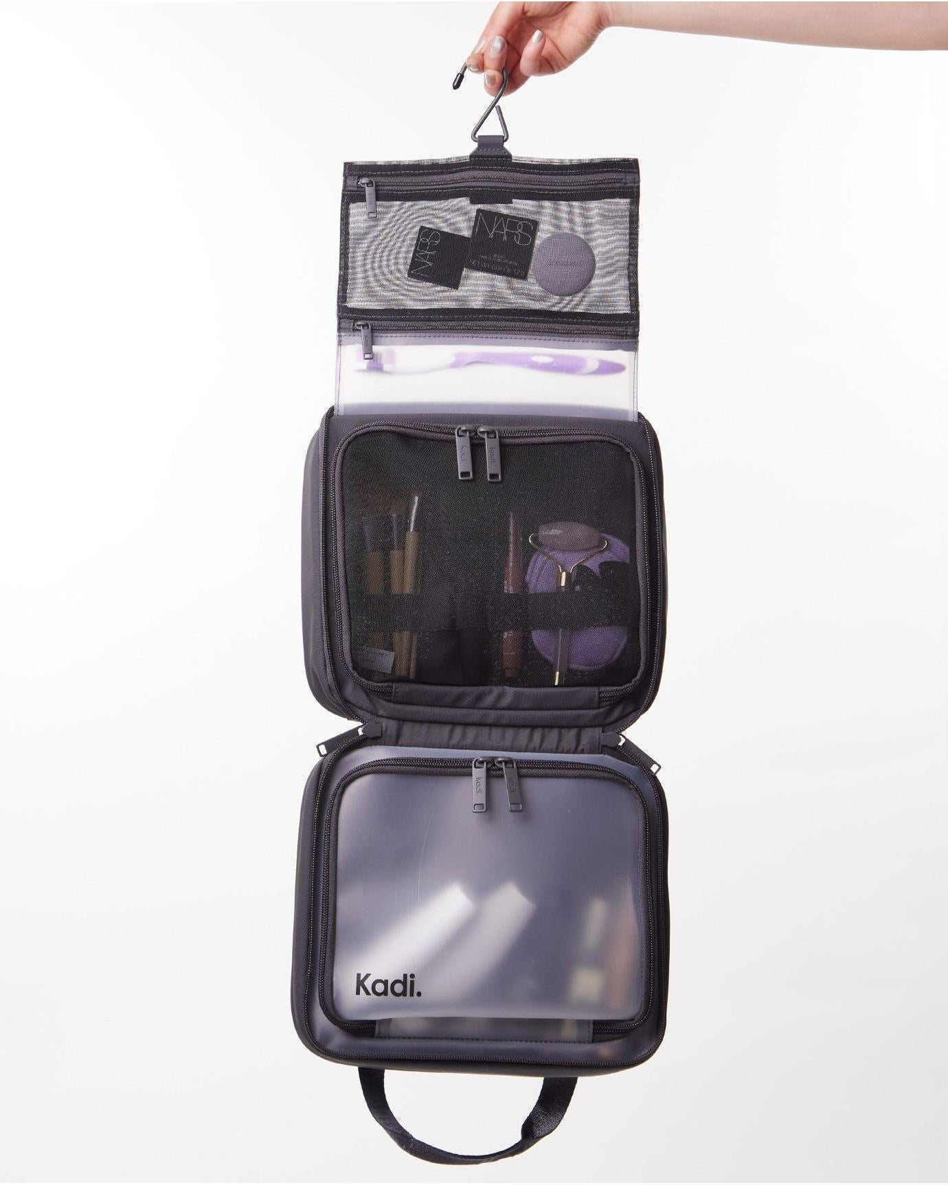 Kadi Multi-purpose Toiletry Bag - Charcoal Image 12