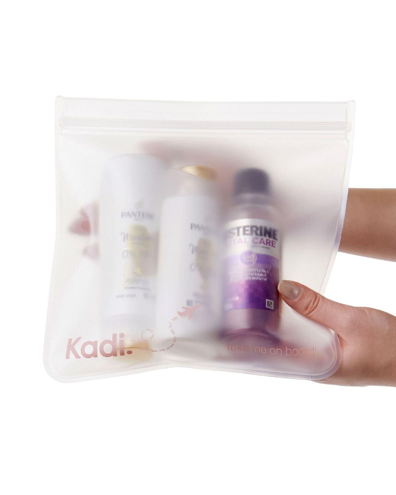 Kadi Multi-purpose Toiletry Bag - Dusty Pink Image 8