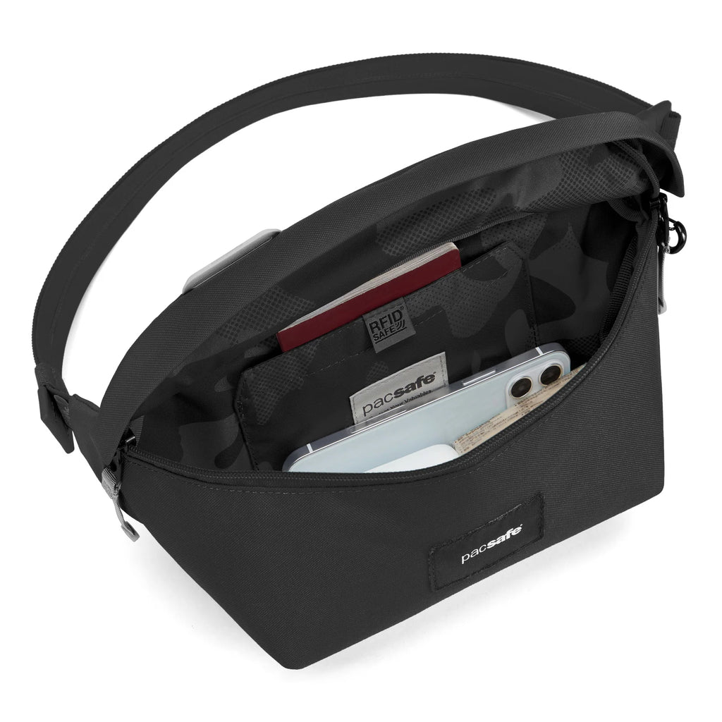 Pacsafe GO Anti-Theft Sling Pack - Jet Black-10