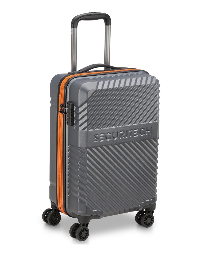 Delsey Paris Securitech Patrol Hardside Suitcase Set - 3-Piece - Grey