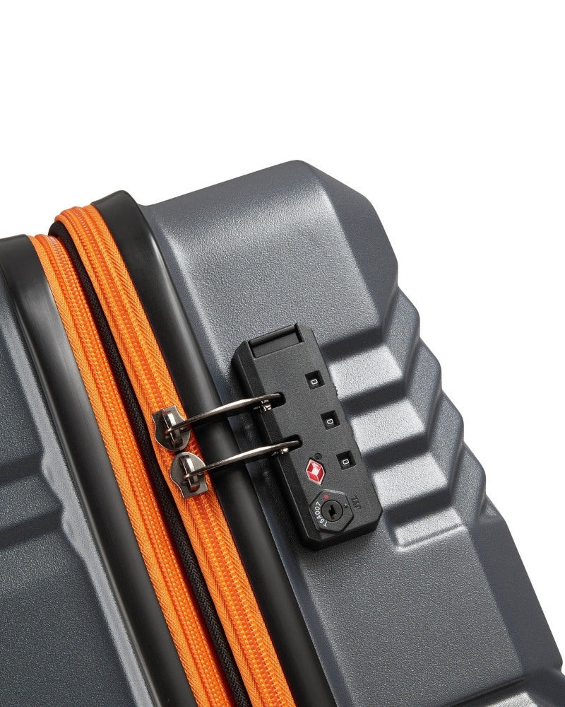 Delsey Paris Securitech Patrol Hardside Suitcase Set - 3-Piece - Grey