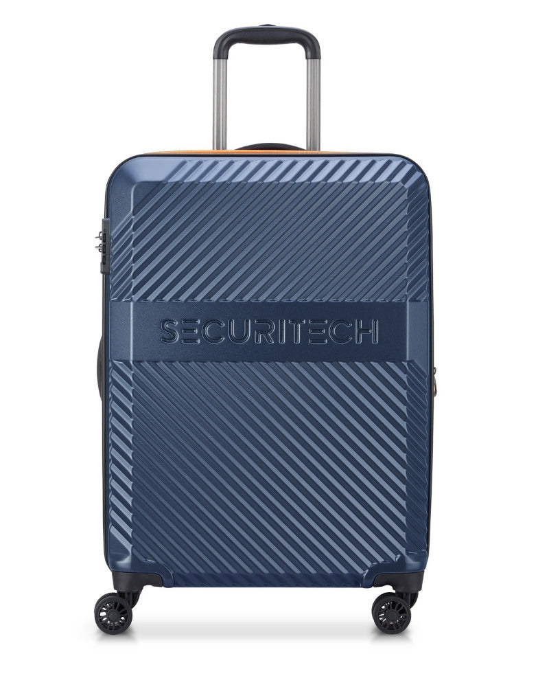 Delsey Paris Securitech Patrol Hardside Medium Suitcase - 65cm - Blue
