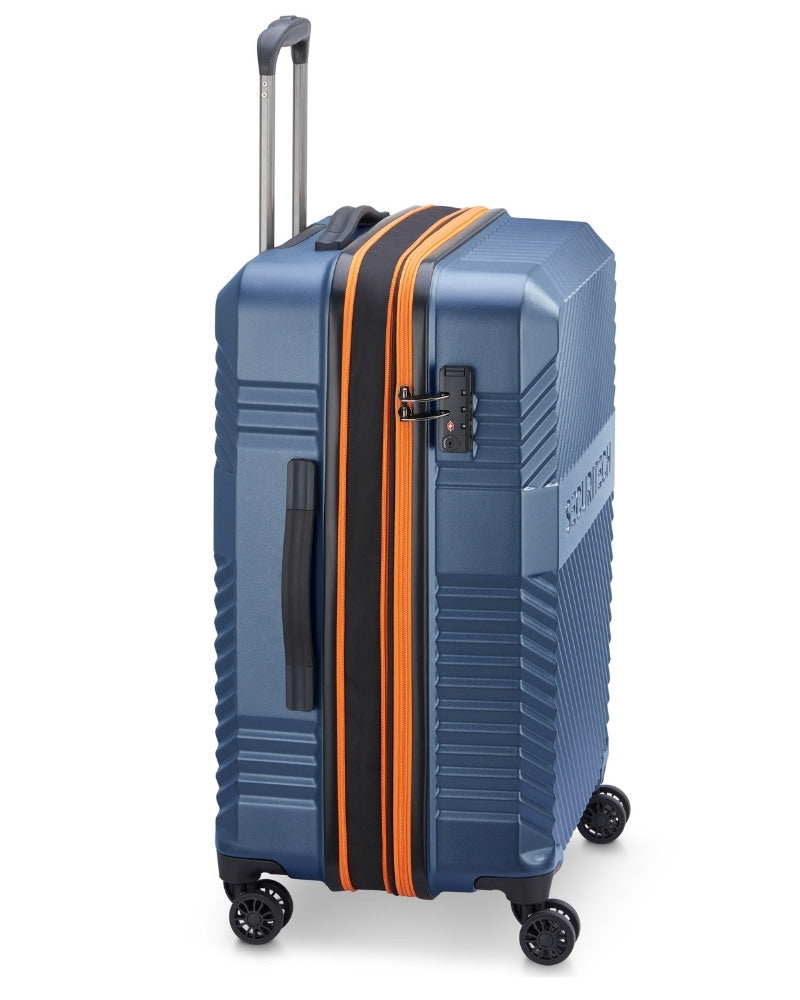 Delsey Paris Securitech Patrol Hardside Medium Suitcase - 65cm - Blue