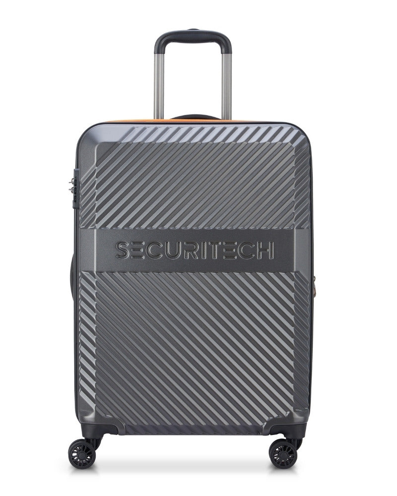 Delsey Paris Securitech Patrol Hardside Medium Suitcase - 65cm - Grey