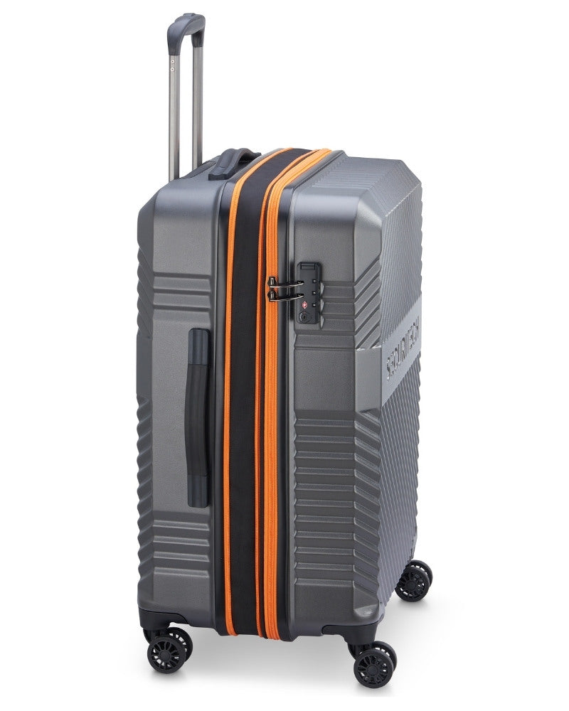 Delsey Paris Securitech Patrol Hardside Medium Suitcase - 65cm - Grey