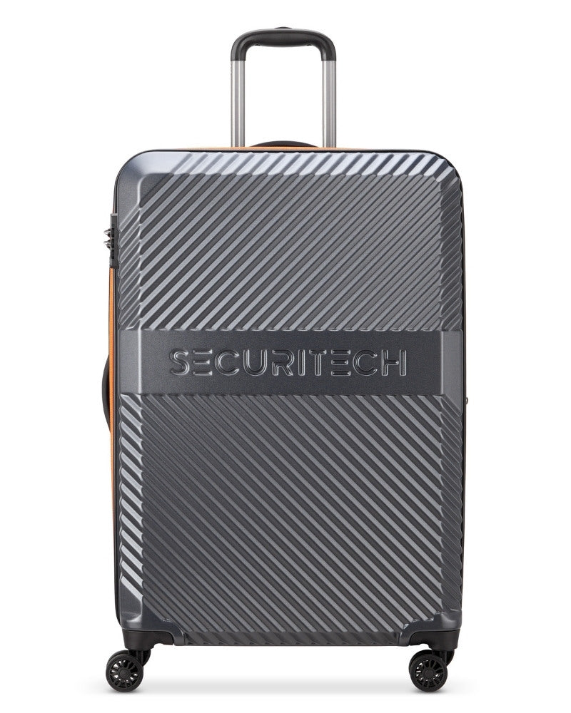 Delsey Paris Securitech Patrol Hardside Large Suitcase - 75cm - Grey-4