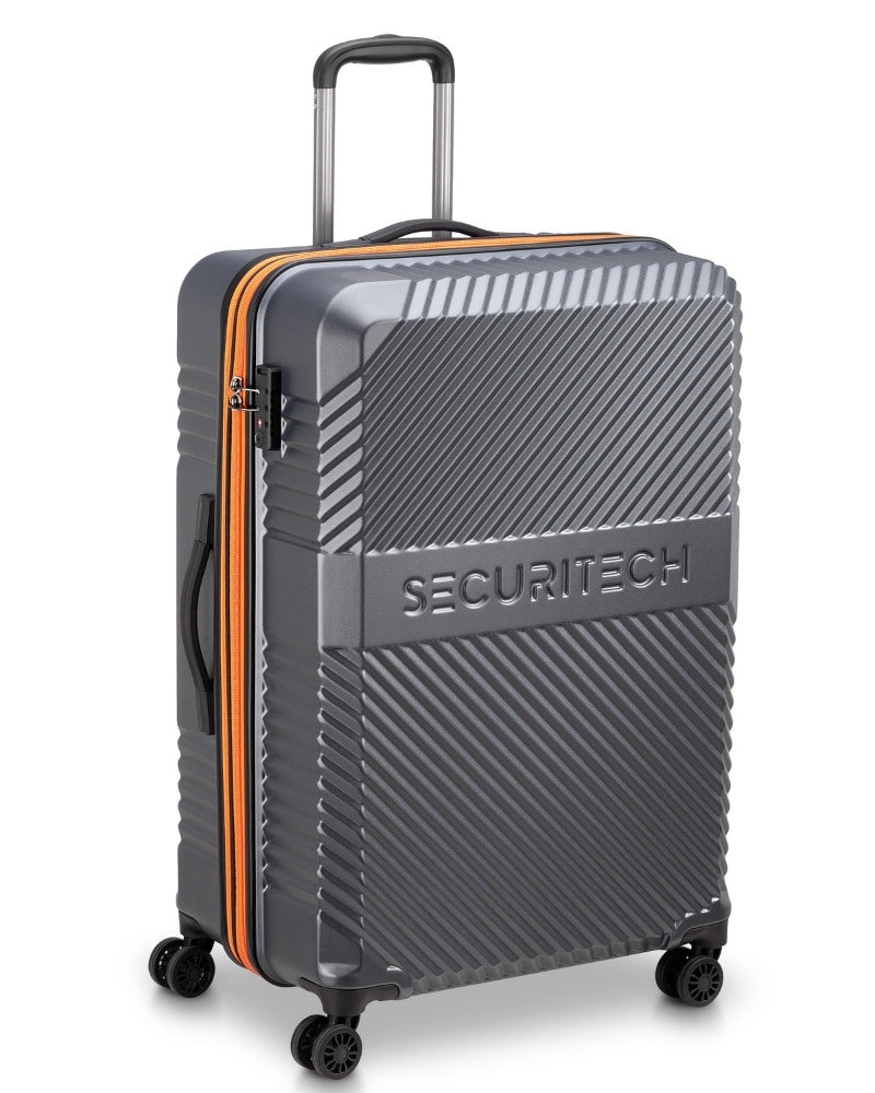 Delsey Paris Securitech Patrol Hardside Large Suitcase - 75cm - Grey-1
