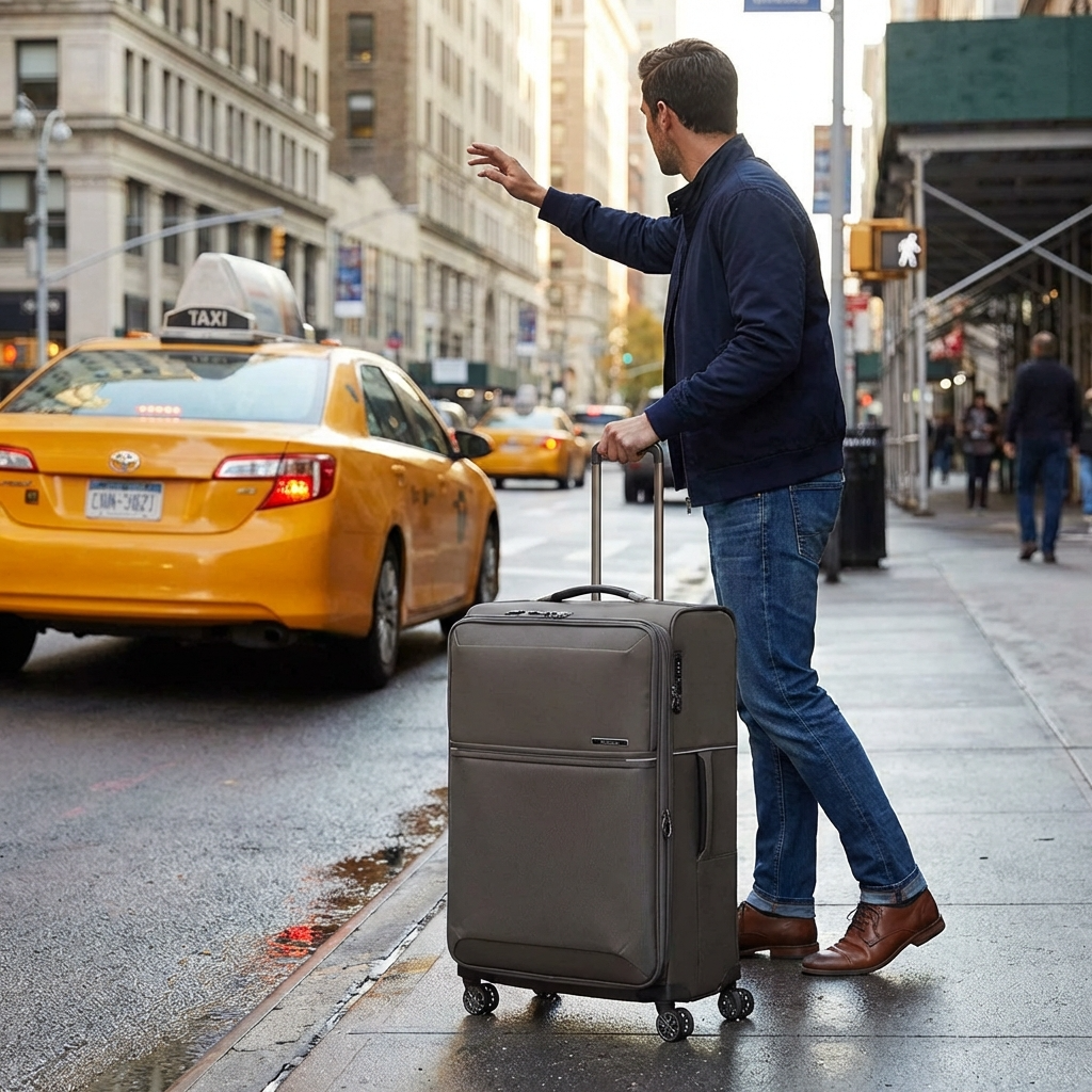 Samsonite 73H Softside Large Spinner Suitcase - 78cm - Platinum Grey Image 7