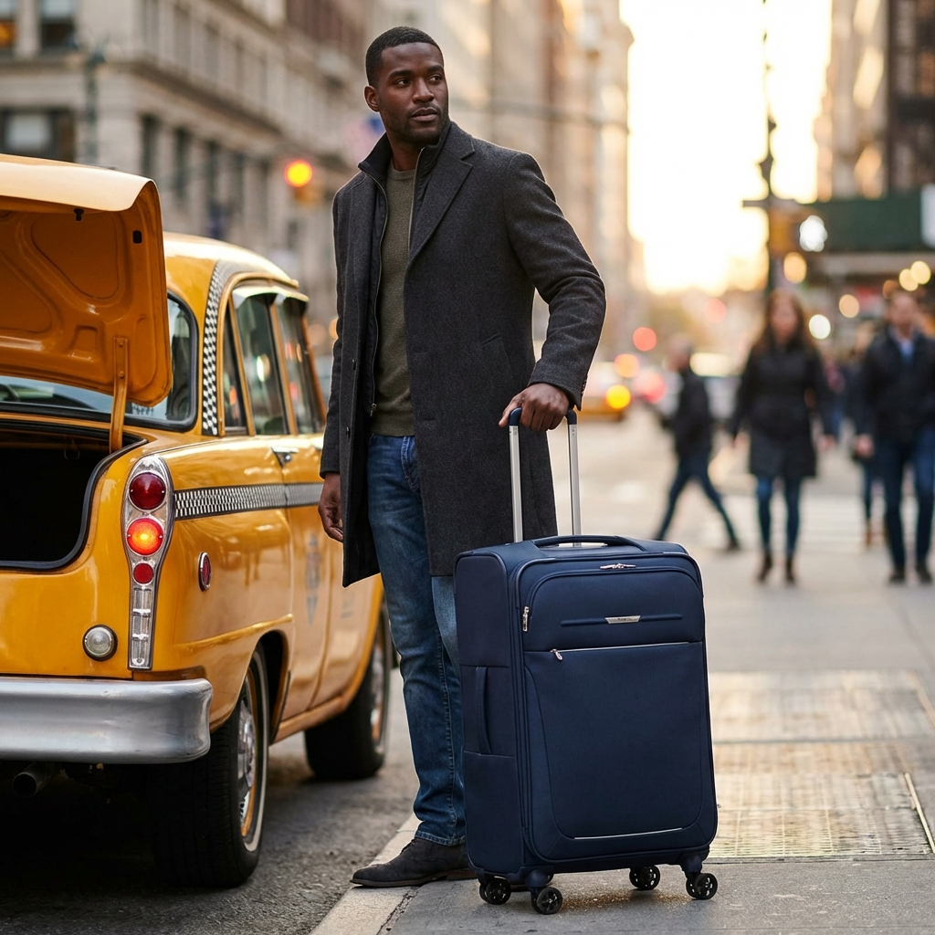 Samsonite B-Lite 5 Expandable Softside Large Spinner Suitcase - 78cm - Navy Image 11