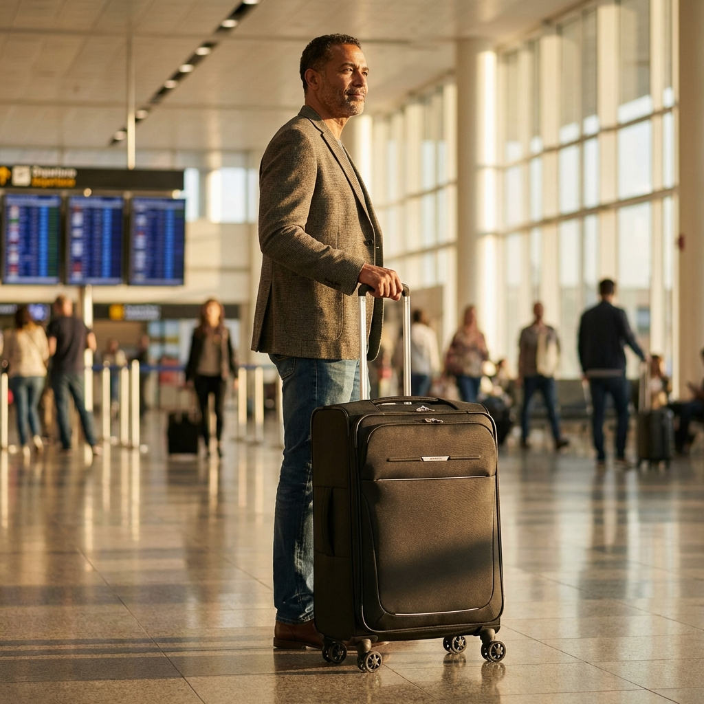 Samsonite B-Lite 5 Softside Medium Spinner Suitcase - 71cm - Black Image 7