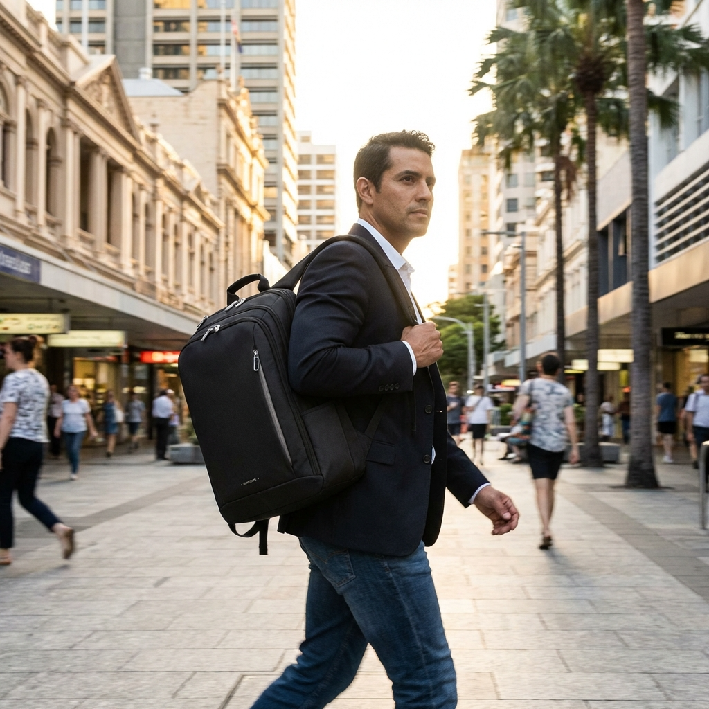 Samsonite GuardIT 2.0 Large Laptop Backpack - 17.3-Inch - Black Back Image 8