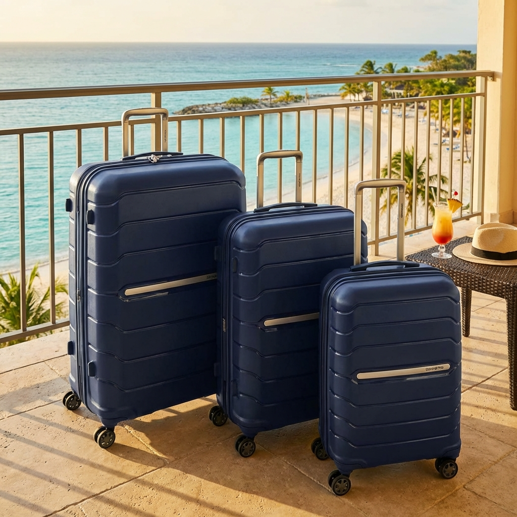Samsonite Oc2lite Expandable Hardside 3-Piece Spinner Luggage Set - Navy Blue Image 11