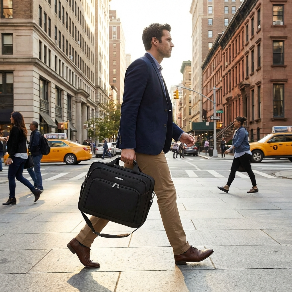 Samsonite Xenon 3.0 Two Gusset Laptop Briefcase - 15.6-Inch - Black Image 4