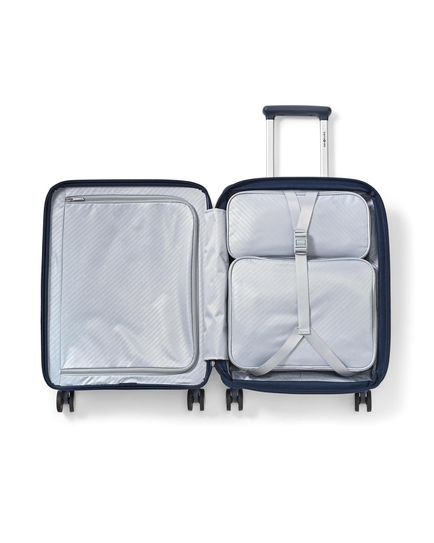 Samsonite Paralux Expandable Hardside Carry-On Spinner Suitcase - 55cm - Navy-10