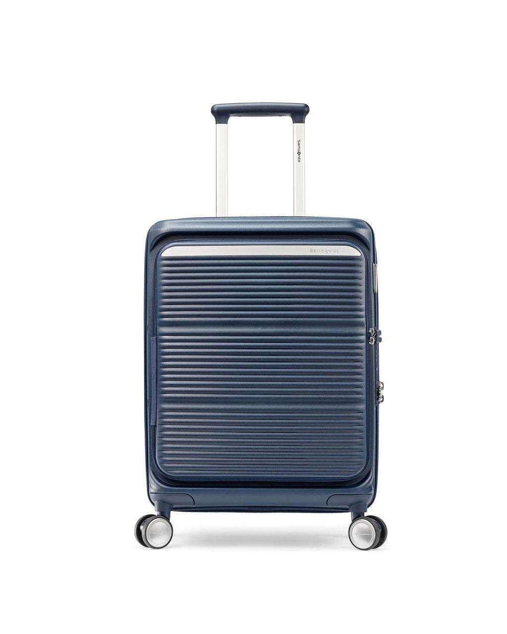 Samsonite Paralux Expandable Hardside Carry-On Spinner Suitcase - 55cm - Navy-3