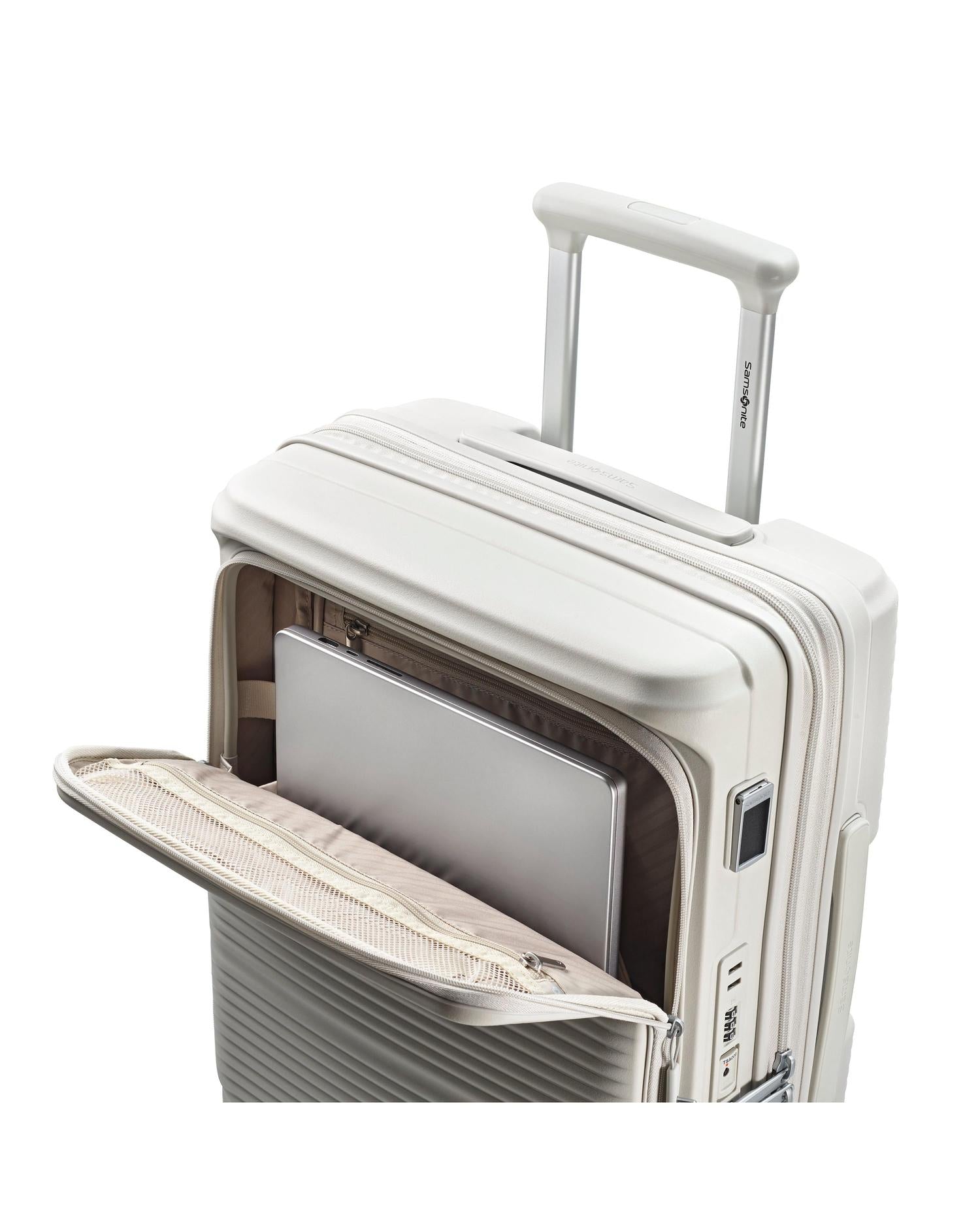 Samsonite Paralux Expandable Hardside Carry-On Spinner Suitcase - 55cm - Stone-10