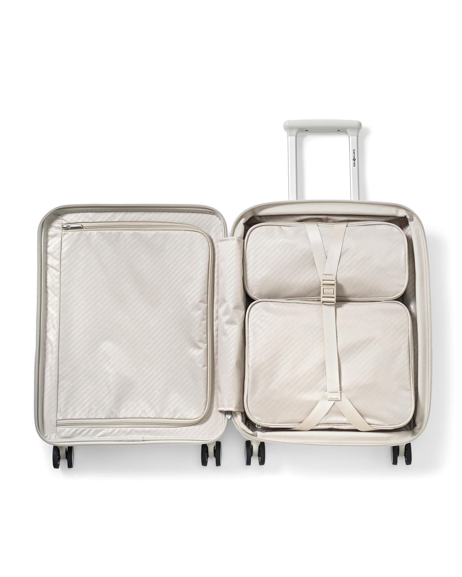 Samsonite Paralux Expandable Hardside Carry-On Spinner Suitcase - 55cm - Stone-6