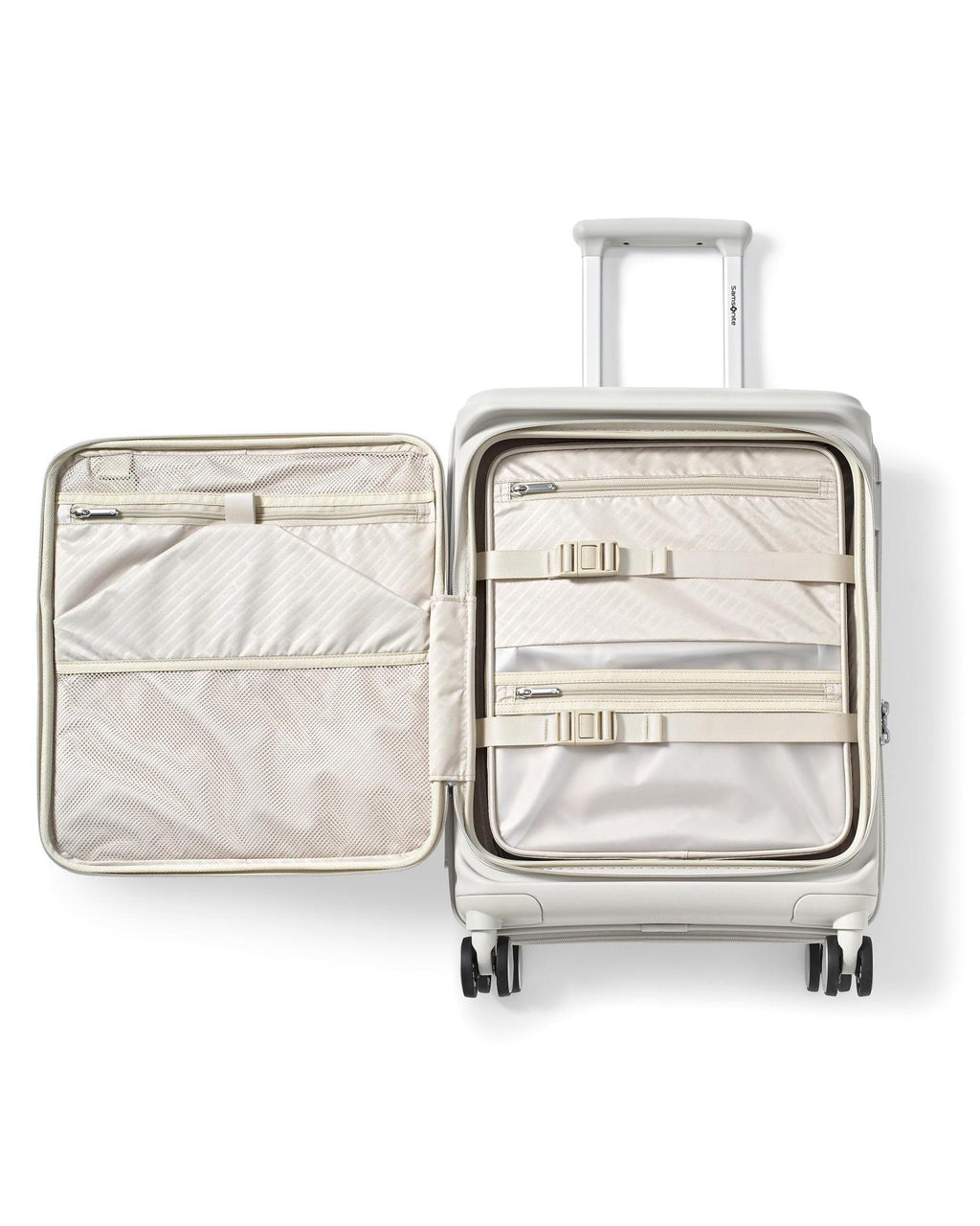 Samsonite Paralux Expandable Hardside Carry-On Spinner Suitcase - 55cm - Stone-7