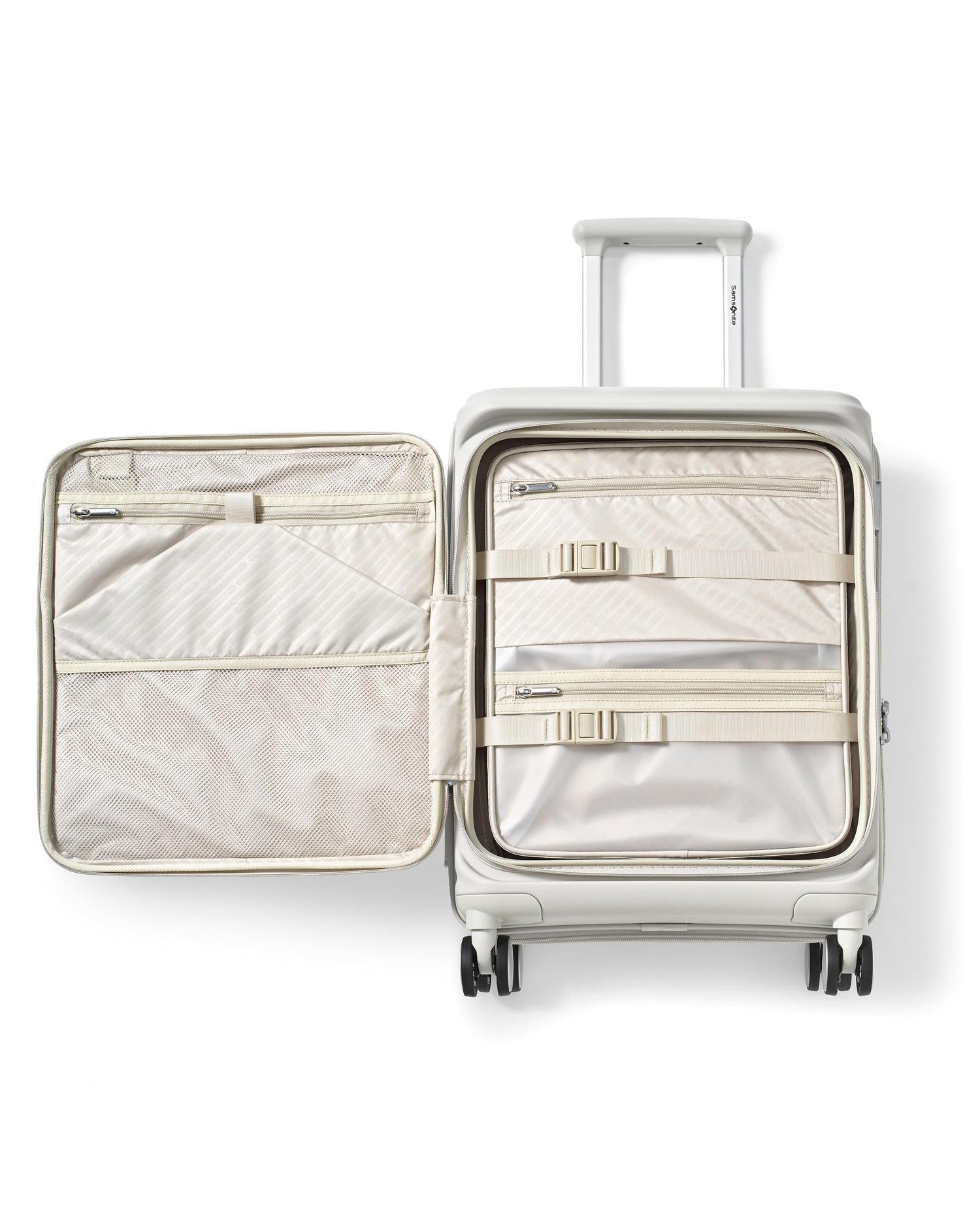 Samsonite Paralux Expandable Hardside Carry-On Spinner Suitcase - 55cm - Stone-7