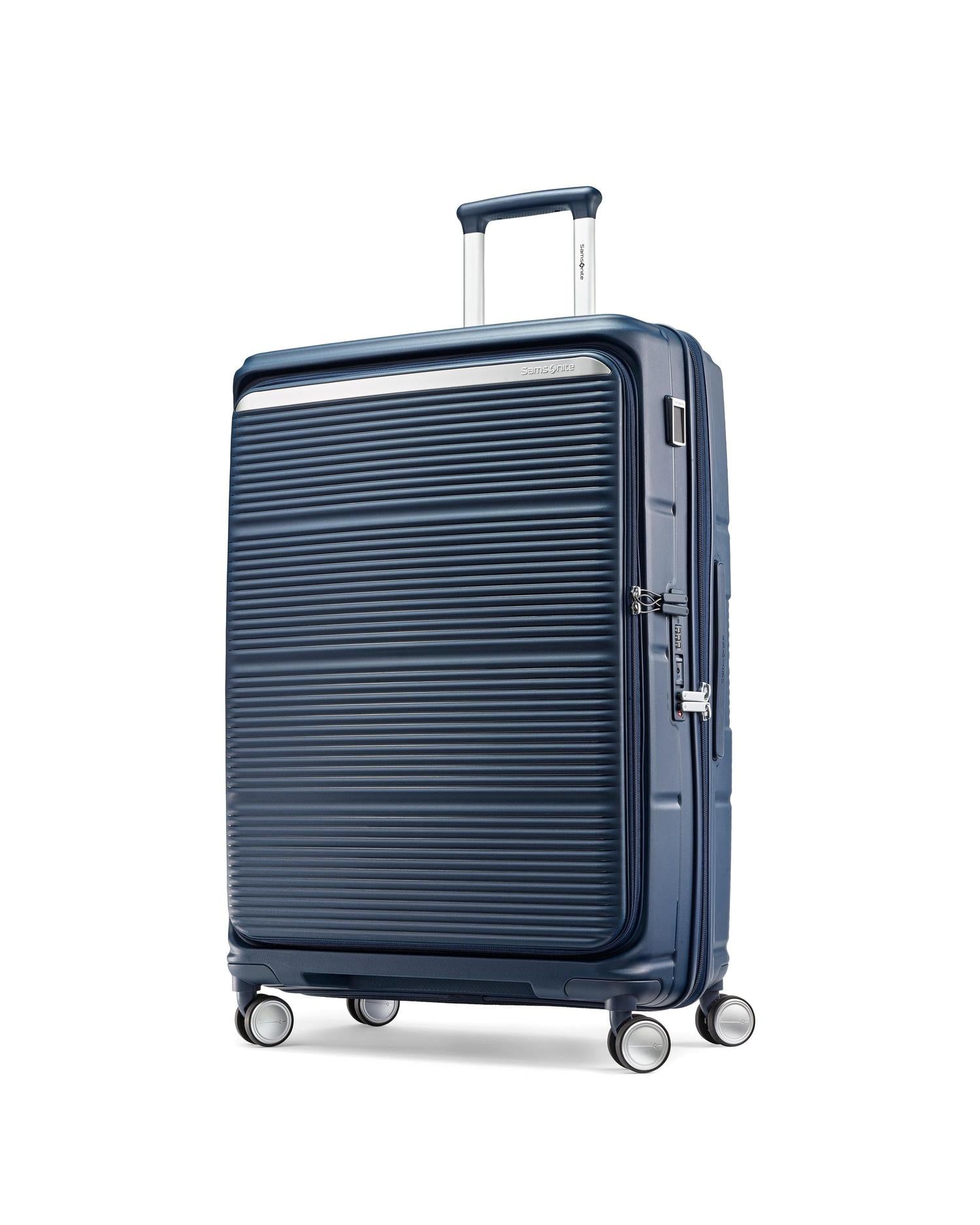 Samsonite Paralux Expandable Hardside Large Spinner Suitcase - 75cm - Navy-1