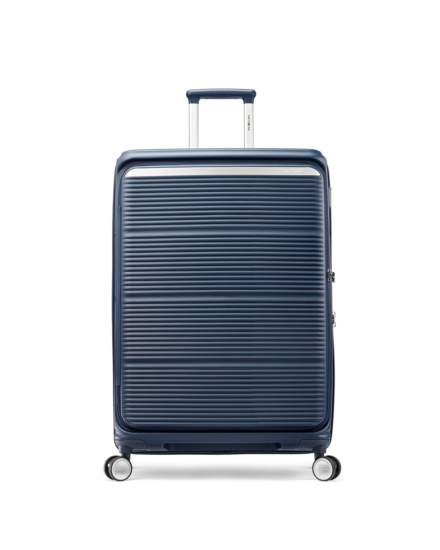 Samsonite Paralux Expandable Hardside Large Spinner Suitcase - 75cm - Navy-3