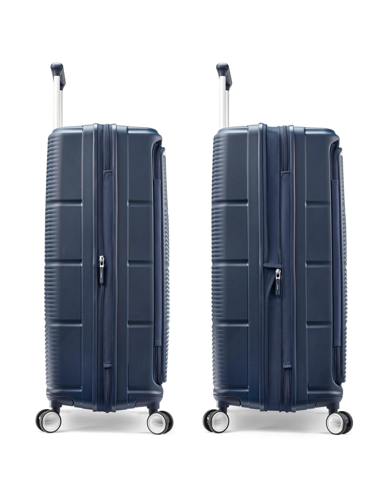 Samsonite Paralux Expandable Hardside Large Spinner Suitcase - 75cm - Navy-4