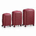 Delsey Paris Securitech Dune Hardside Suitcase Set - 3-Piece - Burgundy-1