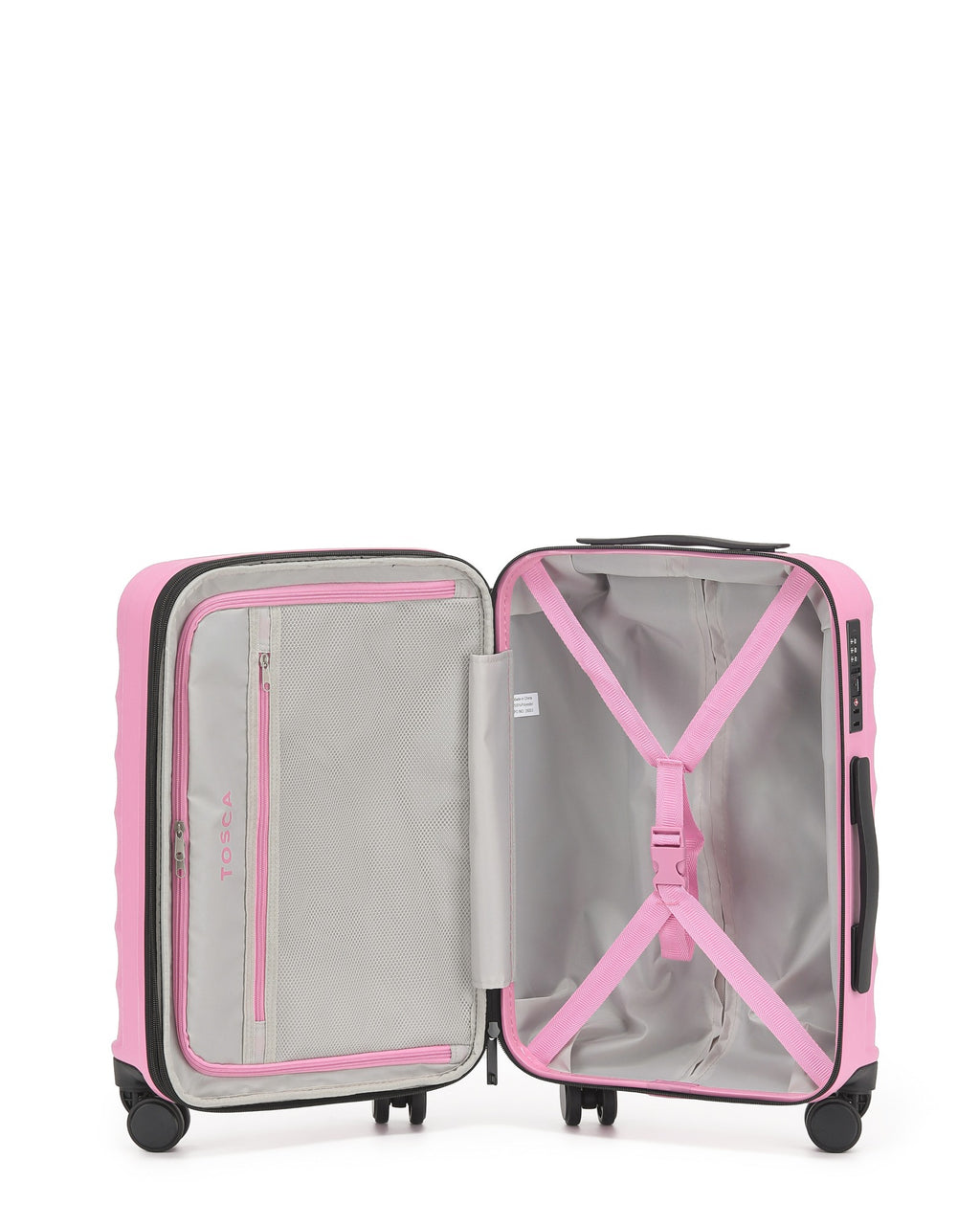Tosca Interstellar 2.0 Expandable Hardside Carry-On Spinner Suitcase - 53cm - Fuchsia-4
