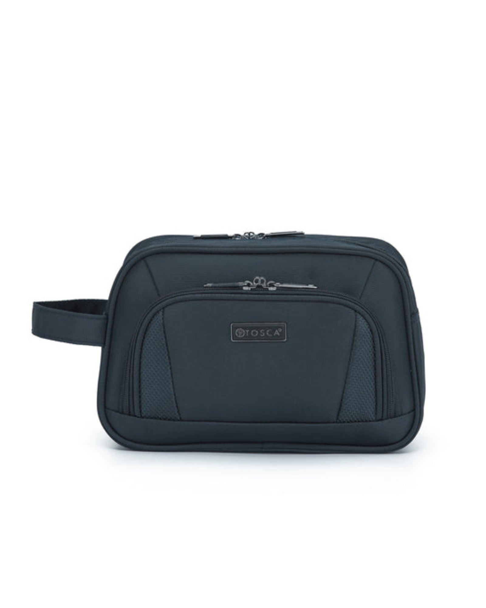 Tosca Oakmont Deluxe Travel Wetpack Toiletry Bag - Navy-2