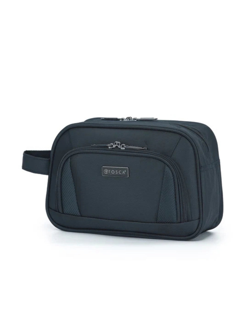 Tosca Oakmont Deluxe Travel Wetpack Toiletry Bag - Navy-1