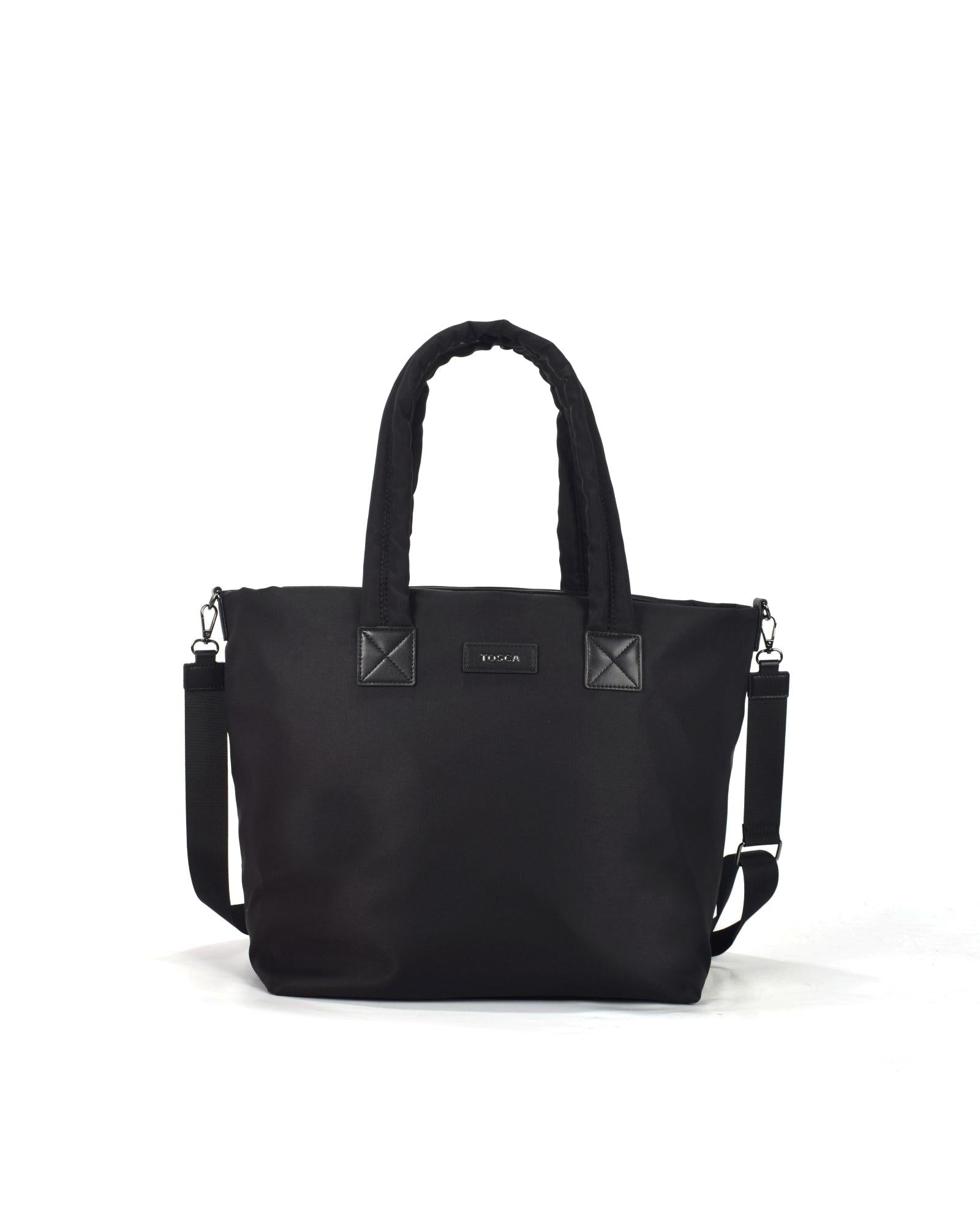Tosca Metro Large Travel Tote Bag - Black Nylon