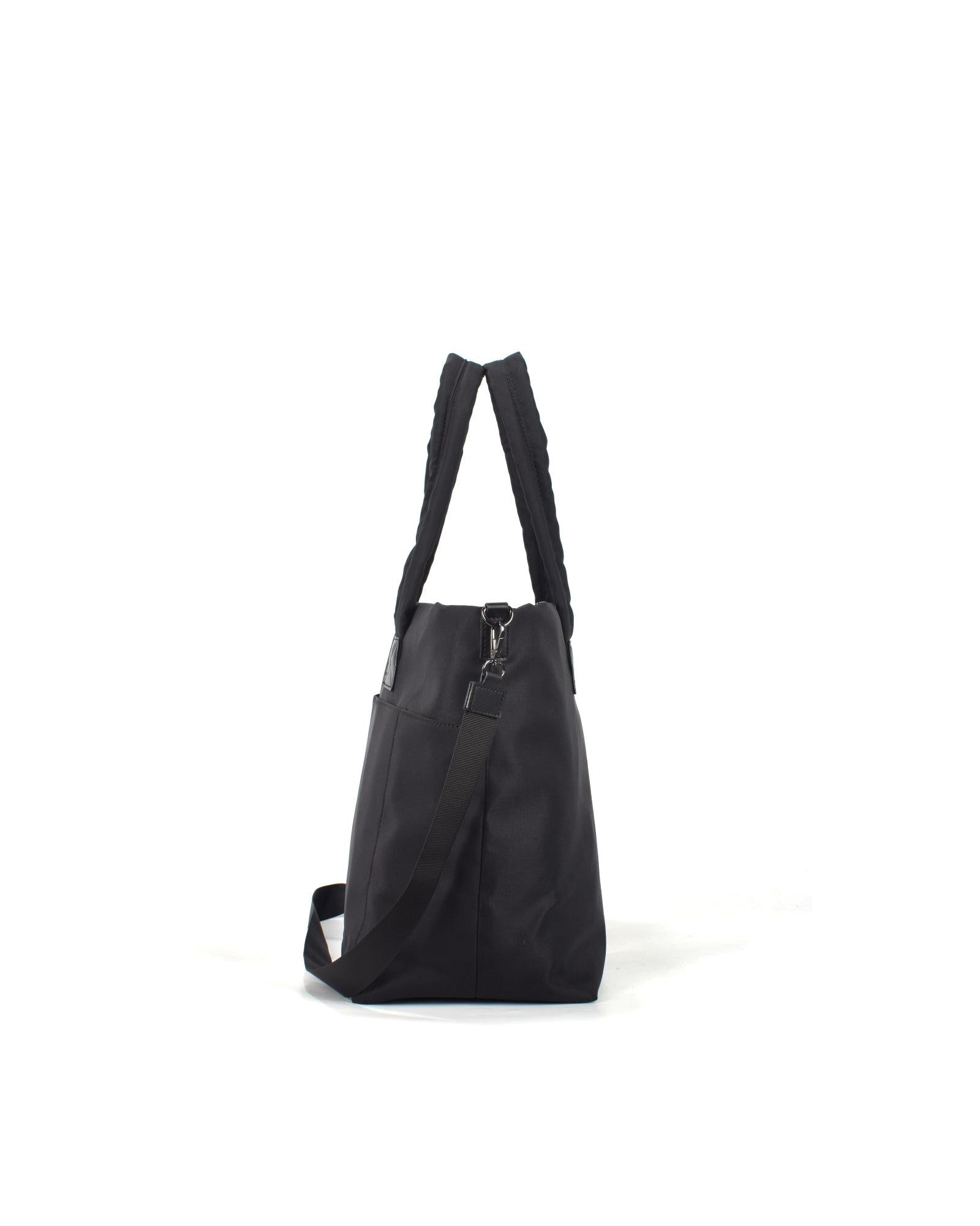Tosca Metro Large Travel Tote Bag - Black Nylon