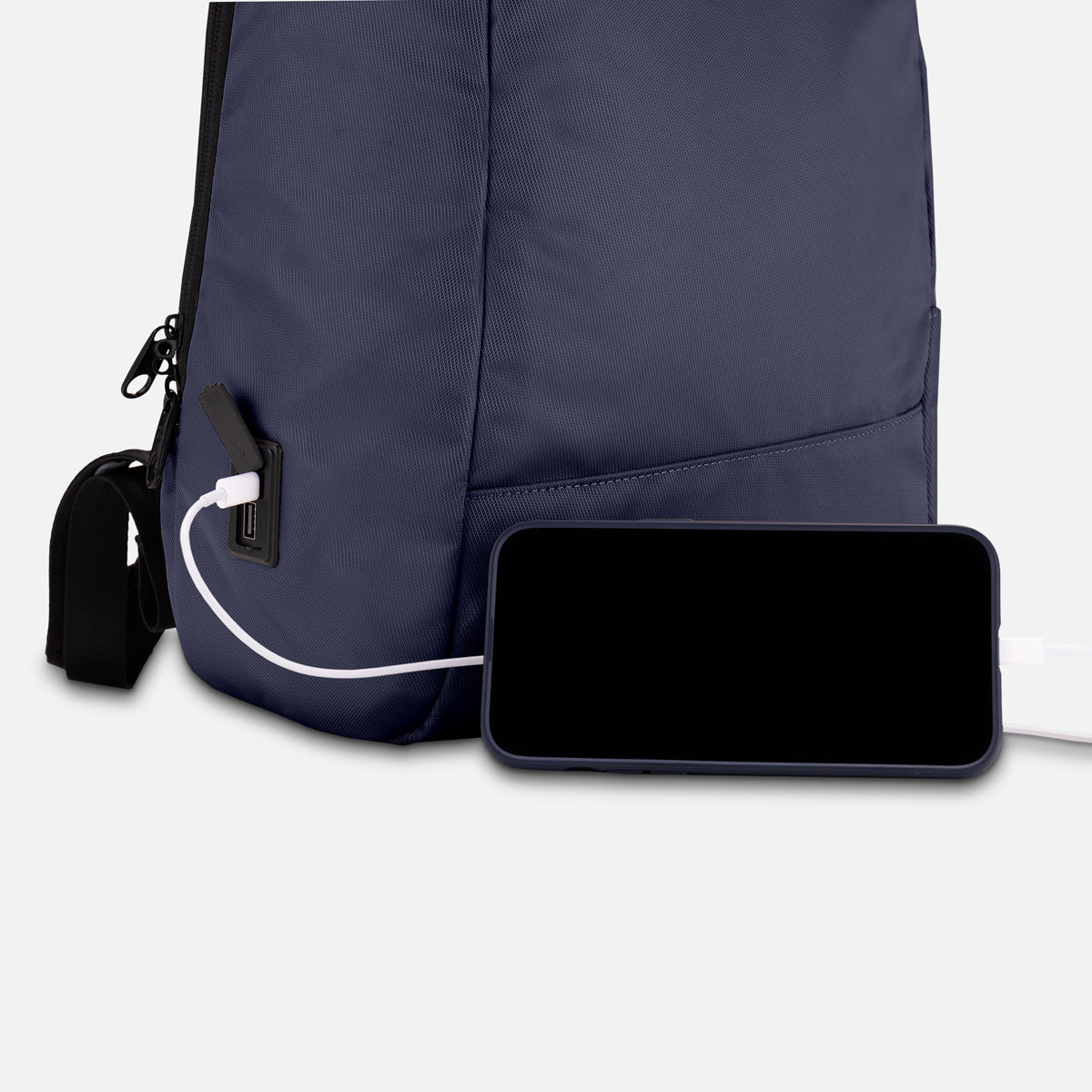 Zoomlite Voyager Anti Theft Laptop Backpack - Navy