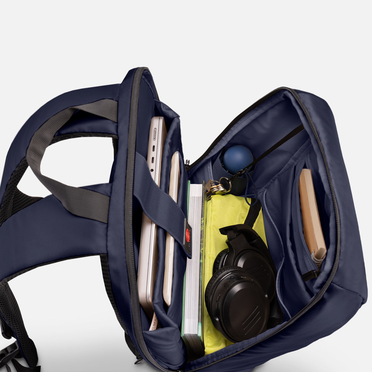 Zoomlite Voyager Anti Theft Laptop Backpack - Navy