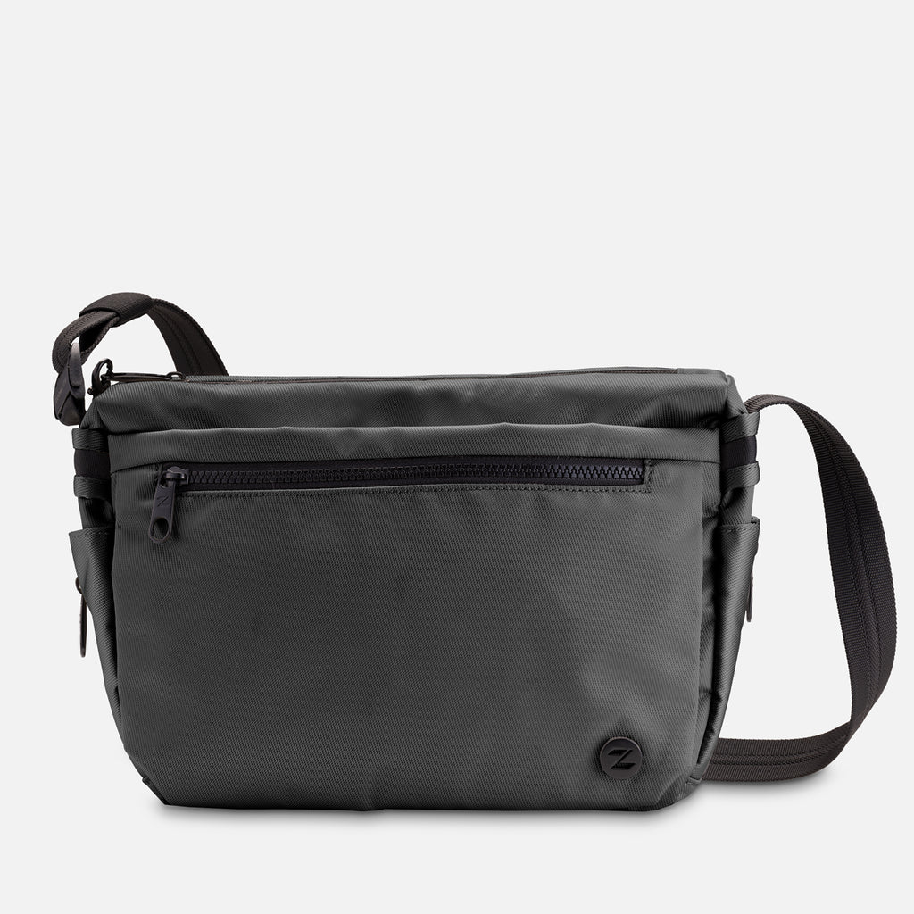 Zoomlite Florence Anti-Theft Crossbody Shoulder Bag - Black