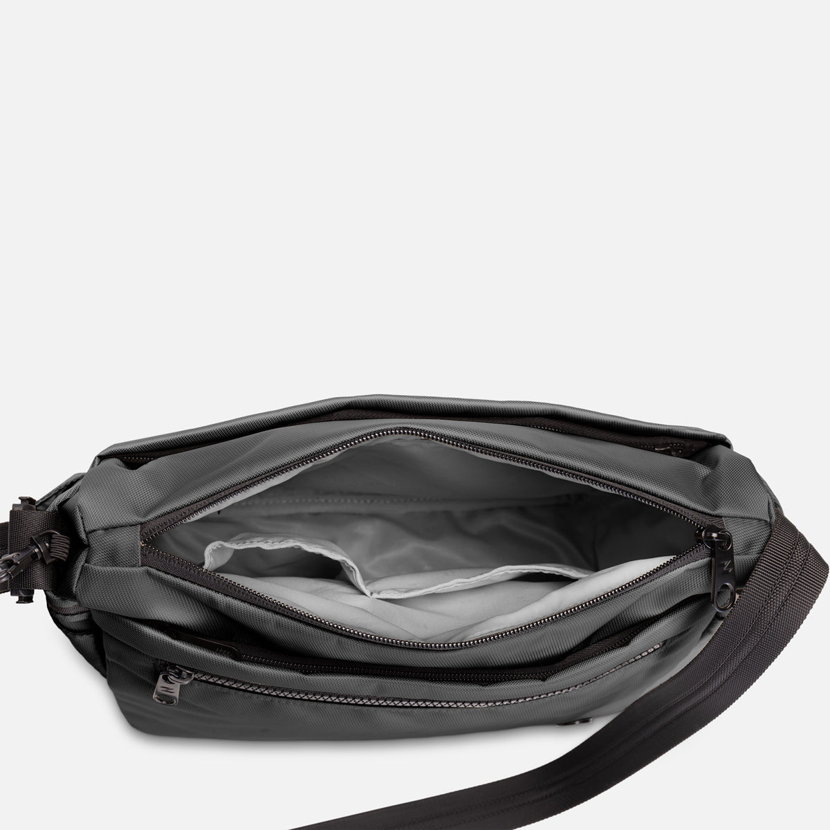 Zoomlite Florence Anti-Theft Crossbody Shoulder Bag - Black