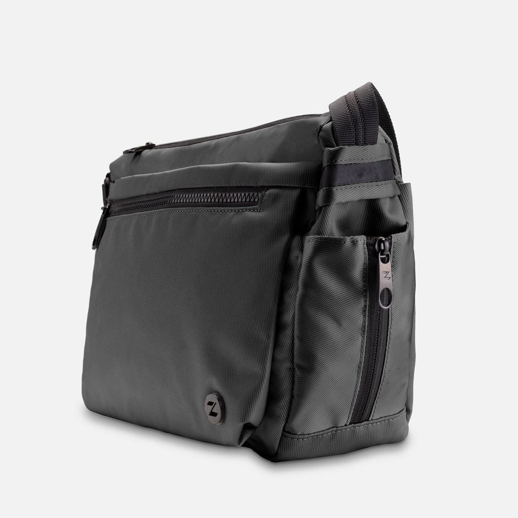 Zoomlite Florence Anti-Theft Crossbody Shoulder Bag - Black