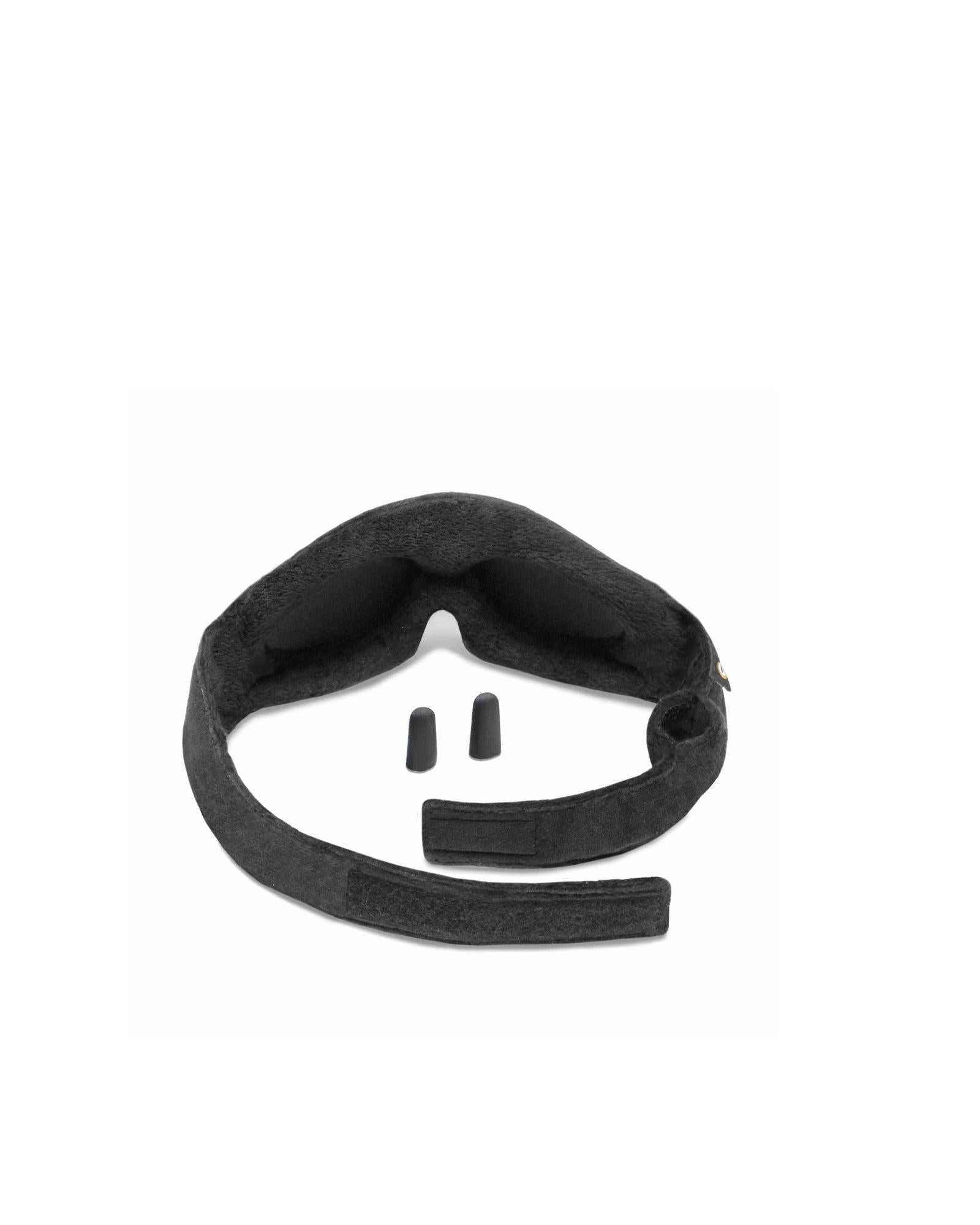 Cabeau Midnight Magic Travel Sleep Mask with Earplugs - Black Image 2