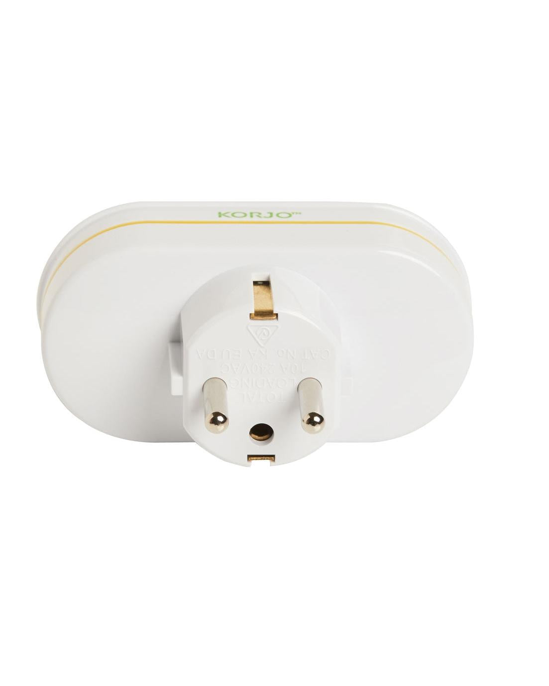 Korjo Double Travel Adaptor Plug - Aus to Europe Image 3
