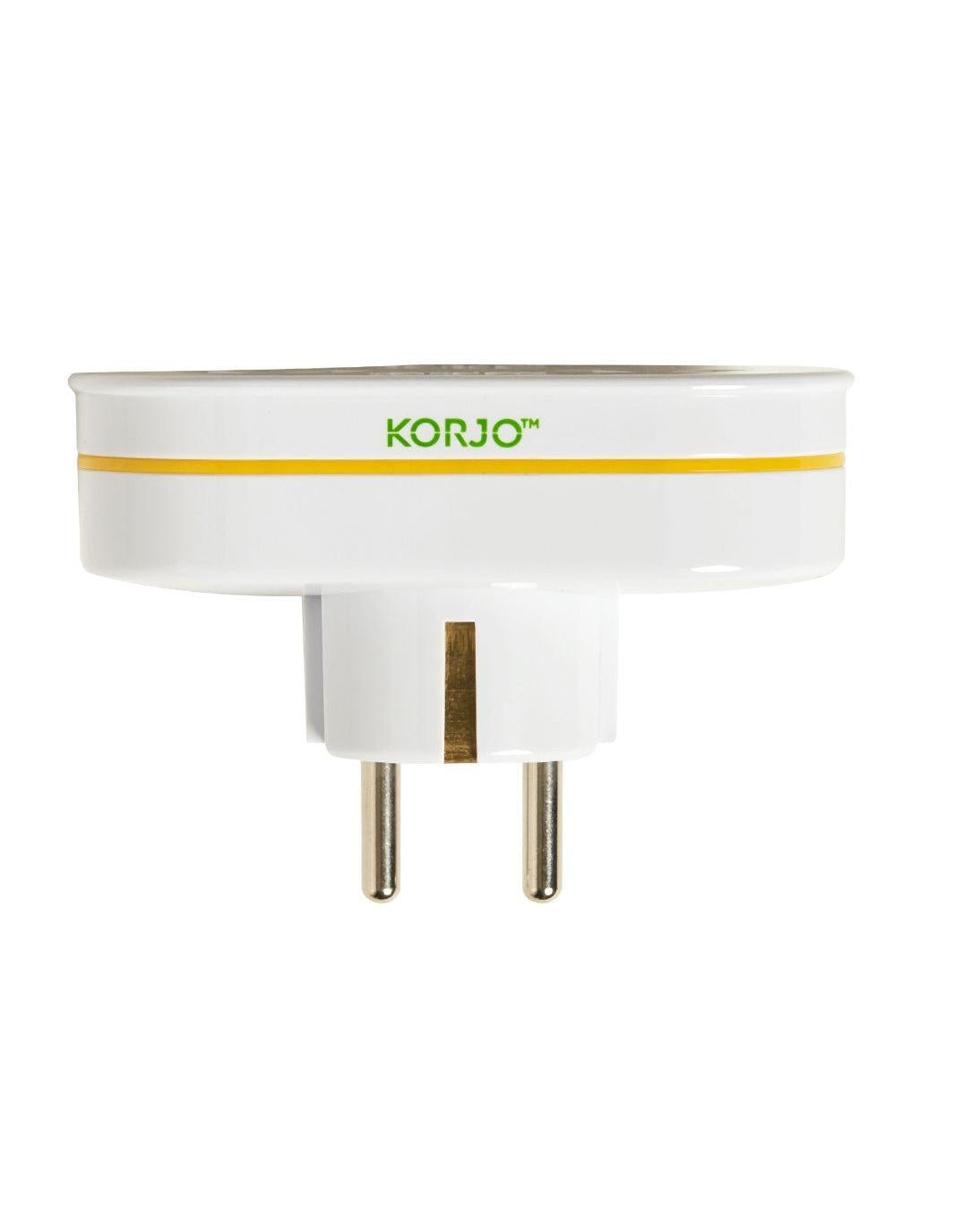 Korjo Double Travel Adaptor Plug - Aus to Europe Image 2