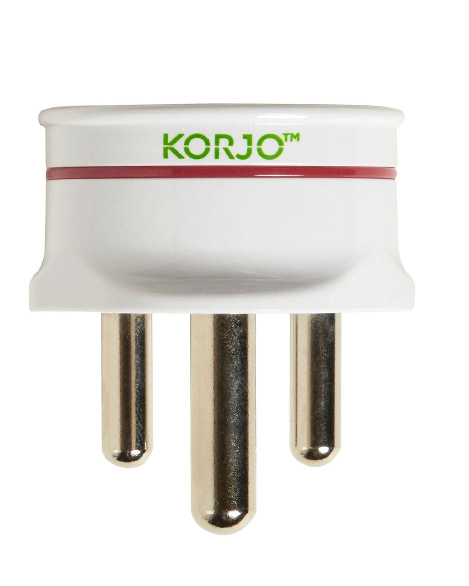 Korjo Travel Adaptor Plug - Aus to South Africa Image 3
