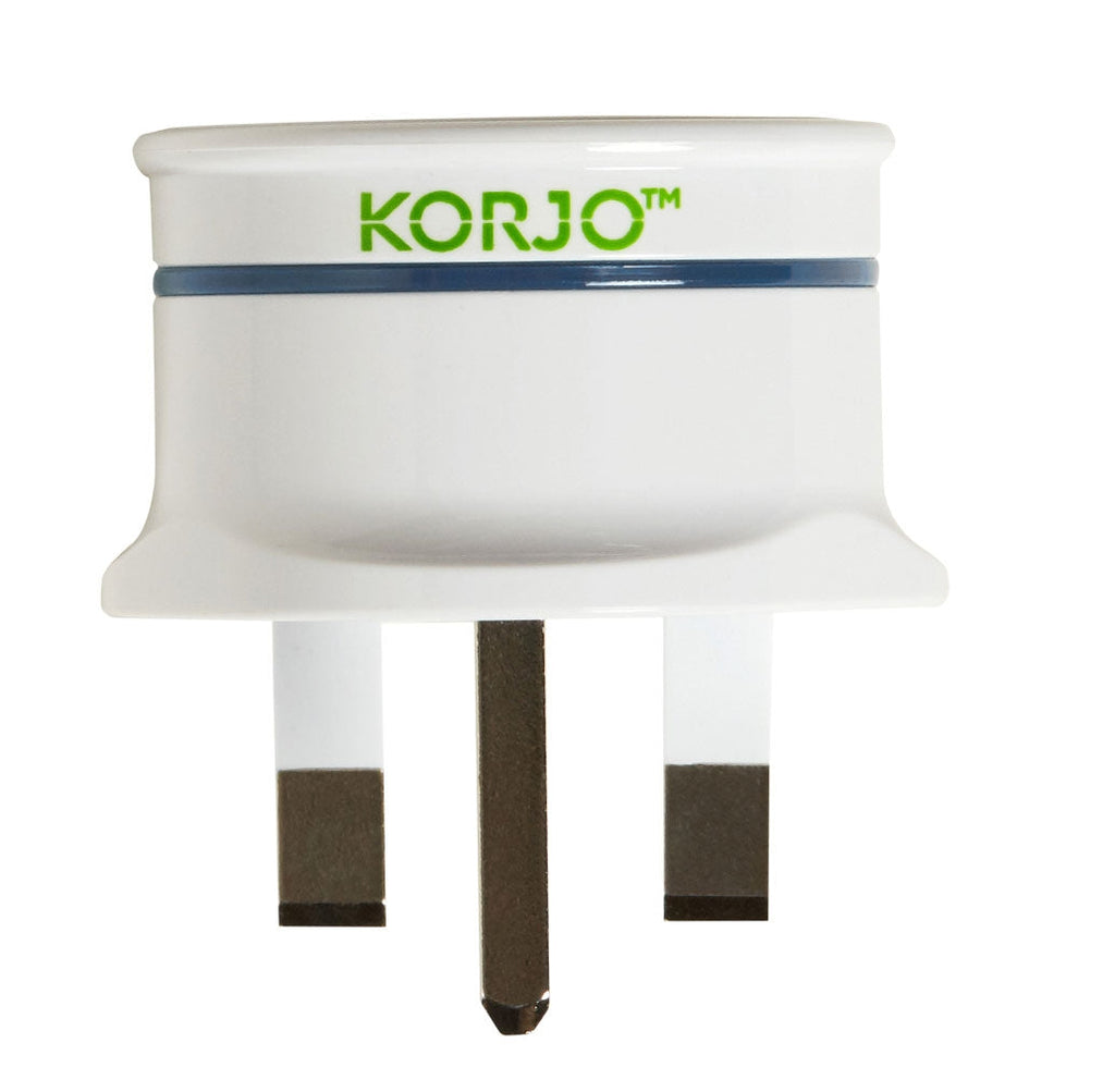 Korjo Travel Adaptor Plug - Aus to UK