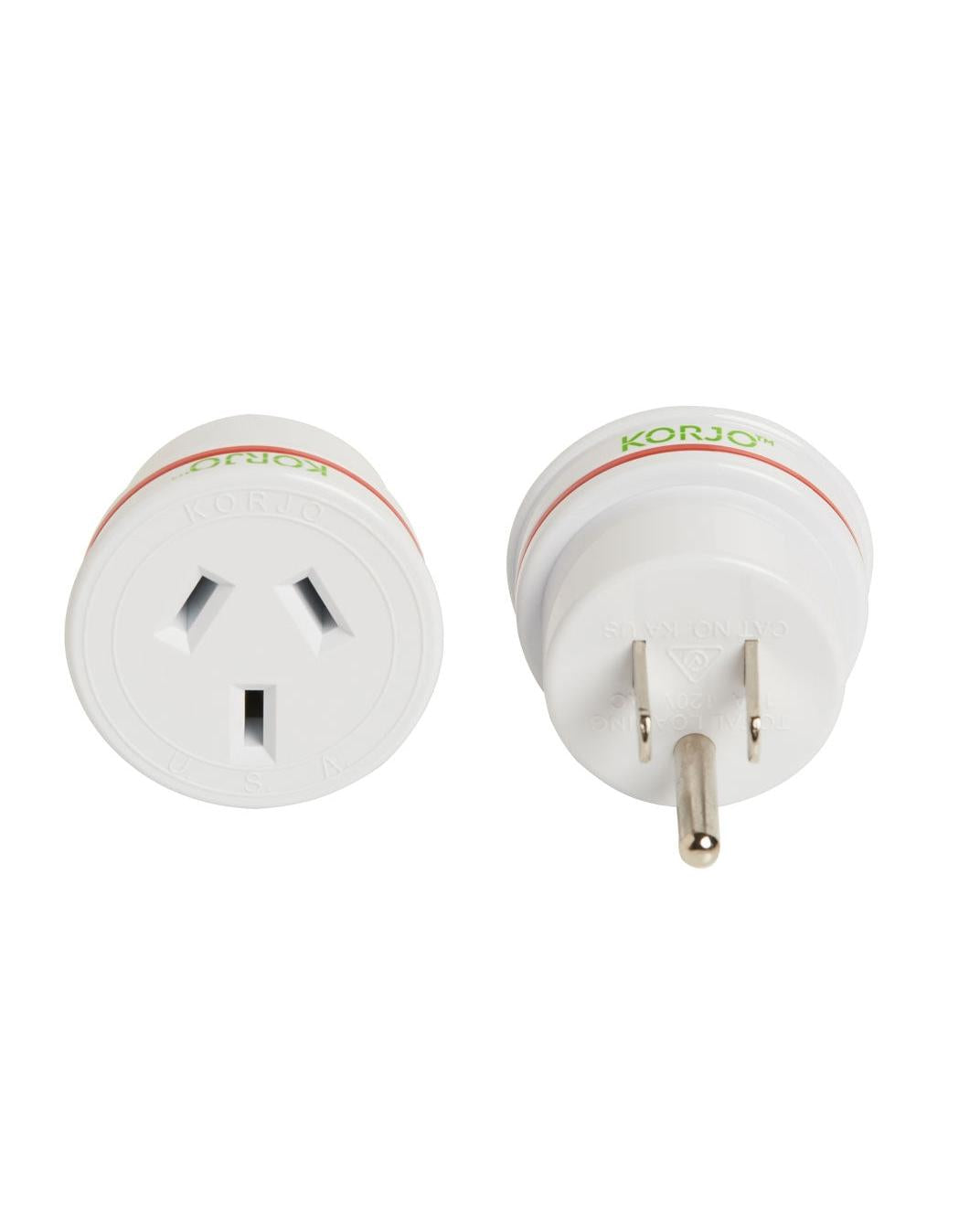 Korjo Travel Adaptor Plug - Aus to USA Image 1