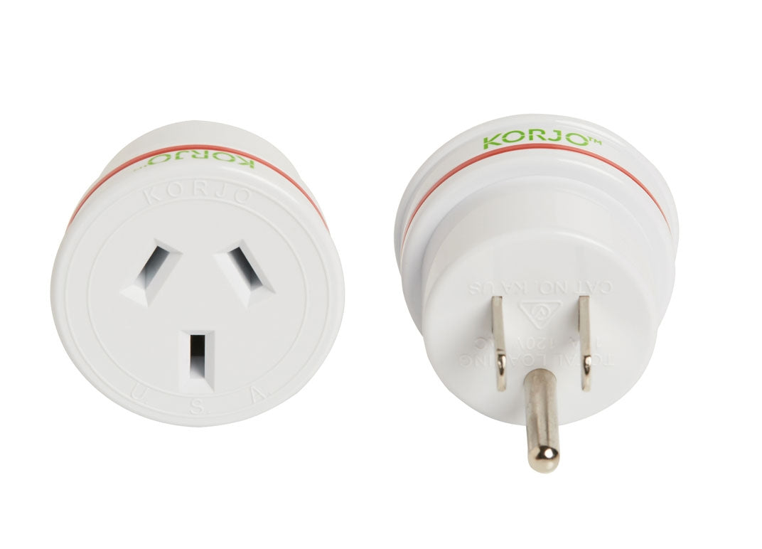 Korjo Travel Adaptor Plug - Aus to USA